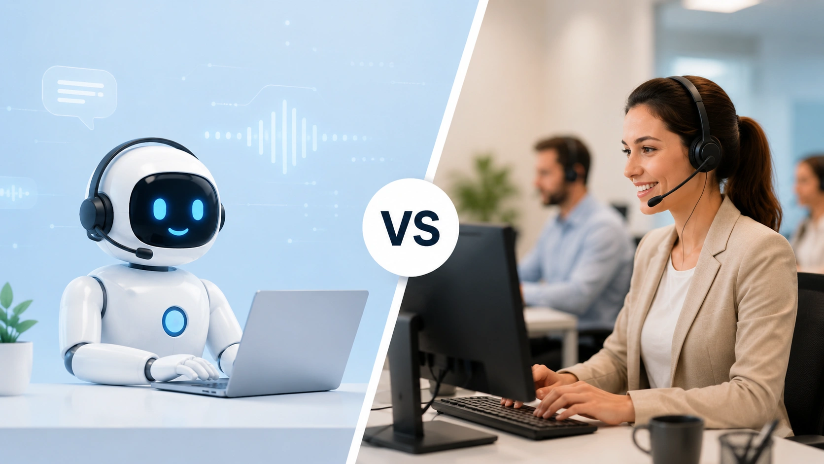 AI vs Human Call Center: Which Is Better for Modern Businesses in 2026?