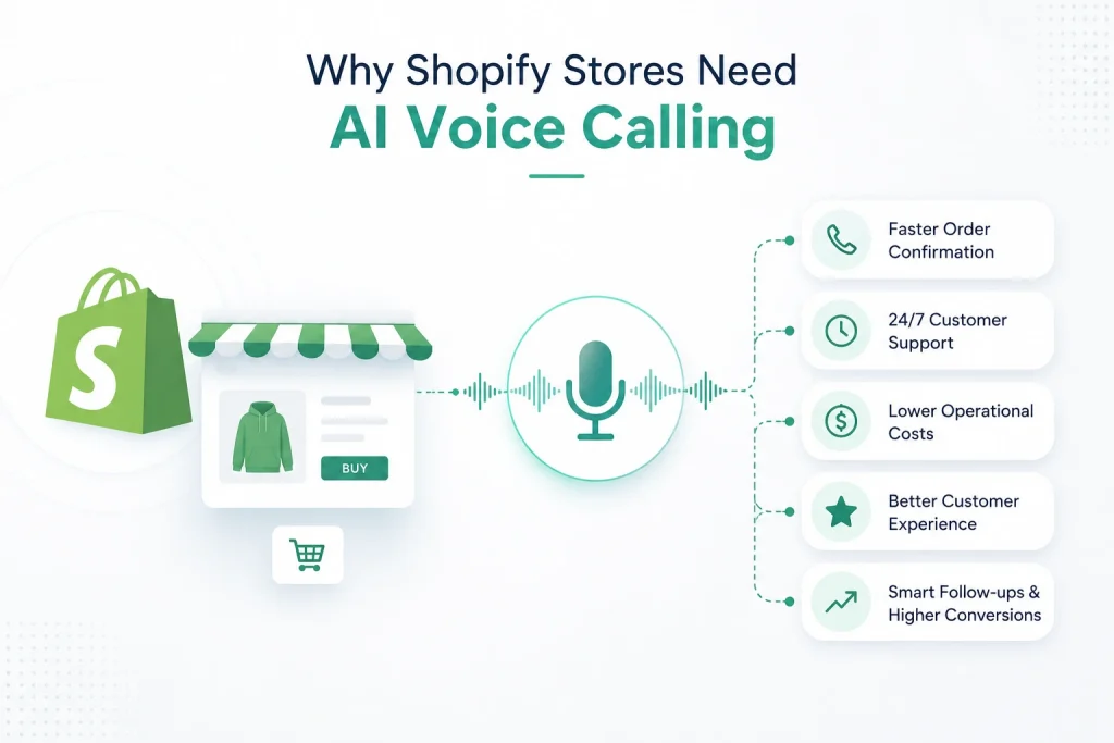 Why Shopify Stores Need Ai Voice Calling?