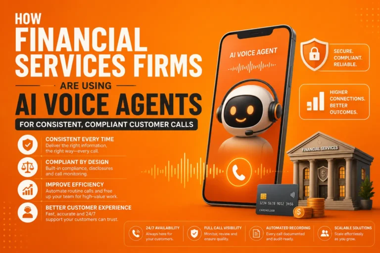 How Financial Services Firms Are Using AI Voice Agents for Consistent, Compliant Customer Calls