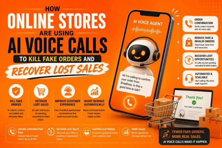 How Online Stores Are Using AI Voice Calls to Kill Fake Orders and Recover Lost Sales