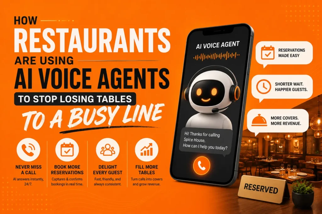 How Restaurants Are Using AI Voice Agents to Stop Losing Tables to a Busy Line